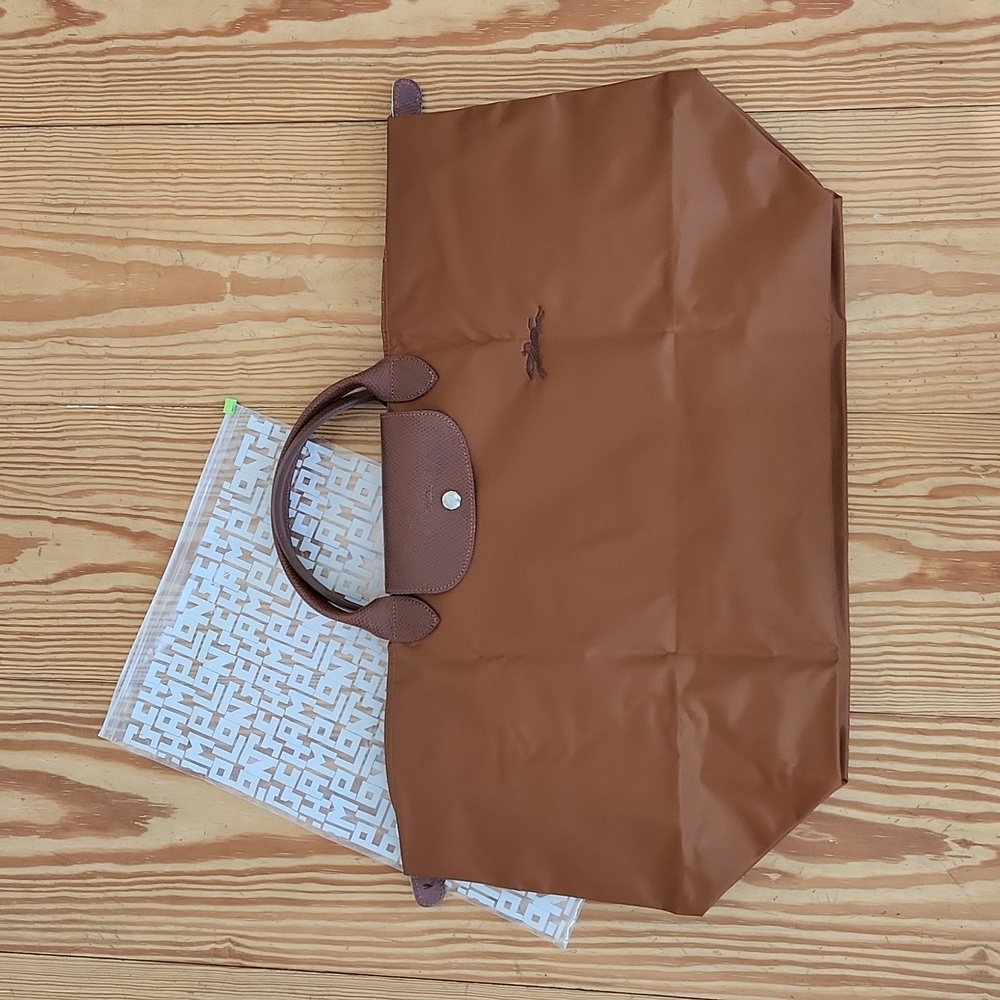 Longchamp Le Pliage Green M travel Bag chestnut